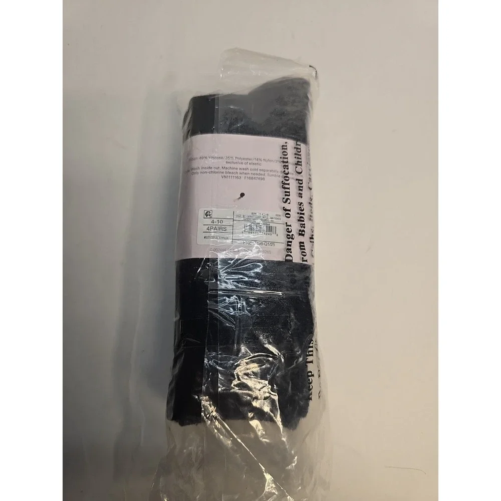 Women's Auden Ribbed‎ Knit Super Soft Crew Socks 4 Pair Super Soft